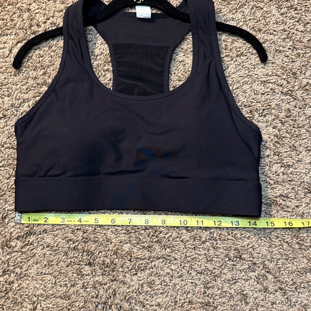 ▪️Fabletics • Black Padded Sports Bra • Women’s Large - Picture 6 of 7